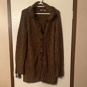 Cato Brown Button-Up Cardigan